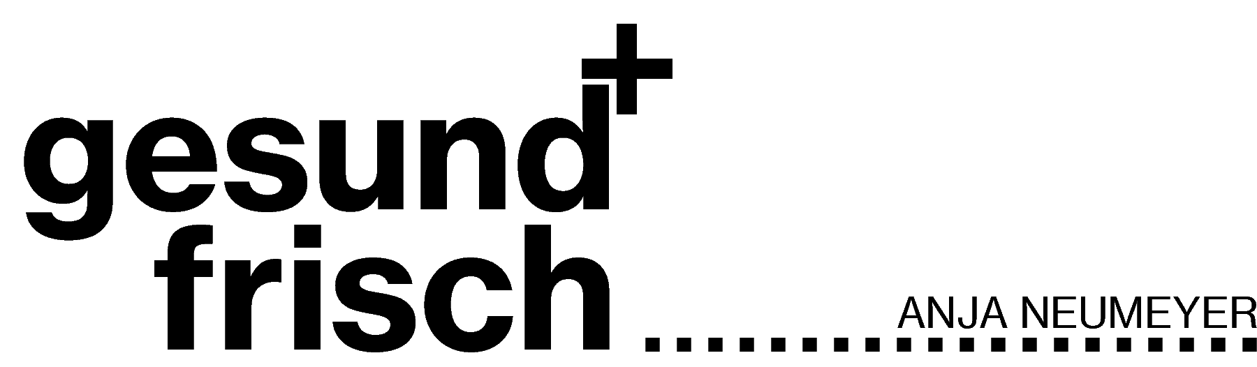 Logoentwicklung Anja Neumeyer_PNG_1800px gesund und frisch